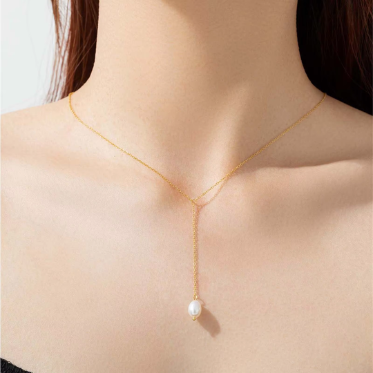 High Shine Pearl Necklace