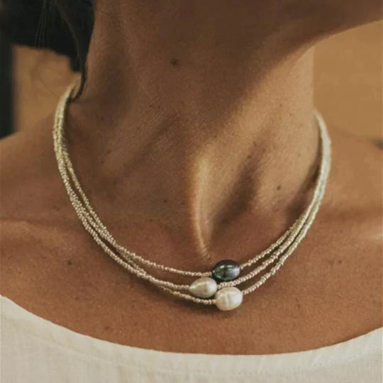 Lola - Vintage Natural Pearl Necklace