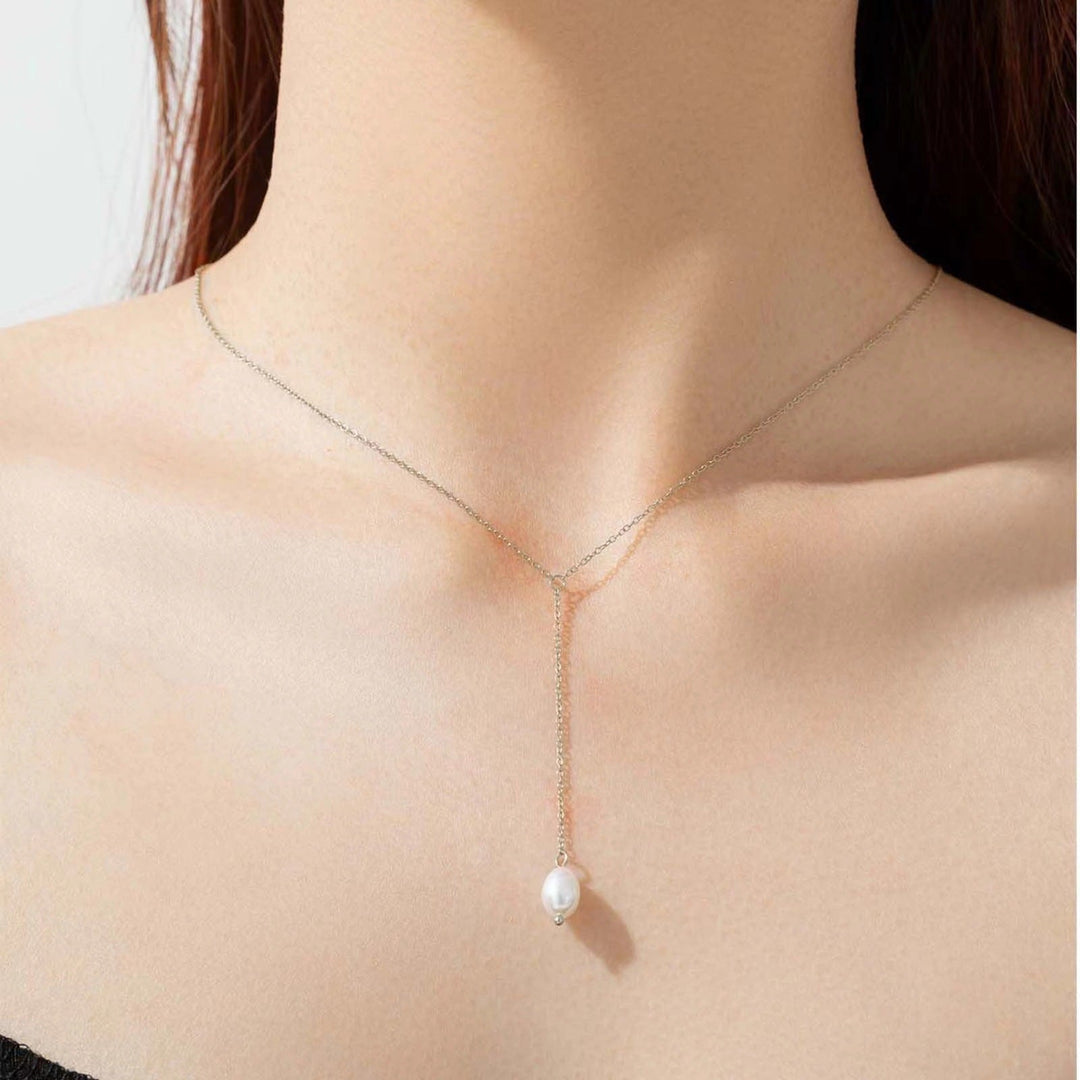 High Shine Pearl Necklace